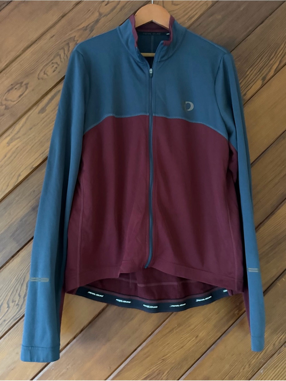 Pearl Izumi Men's Cycling Jersey XL Full Zip Fleece Lined Colorblock